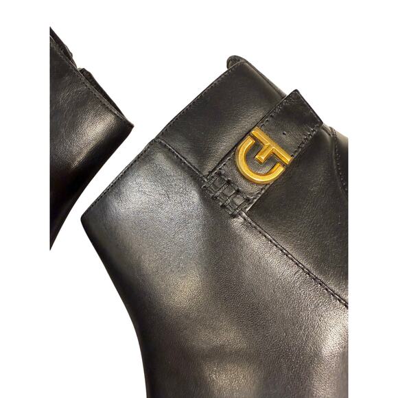 Cole Hann Jolie Buckle Leather Bootie in Black Size 8 - Picture 8 of 8